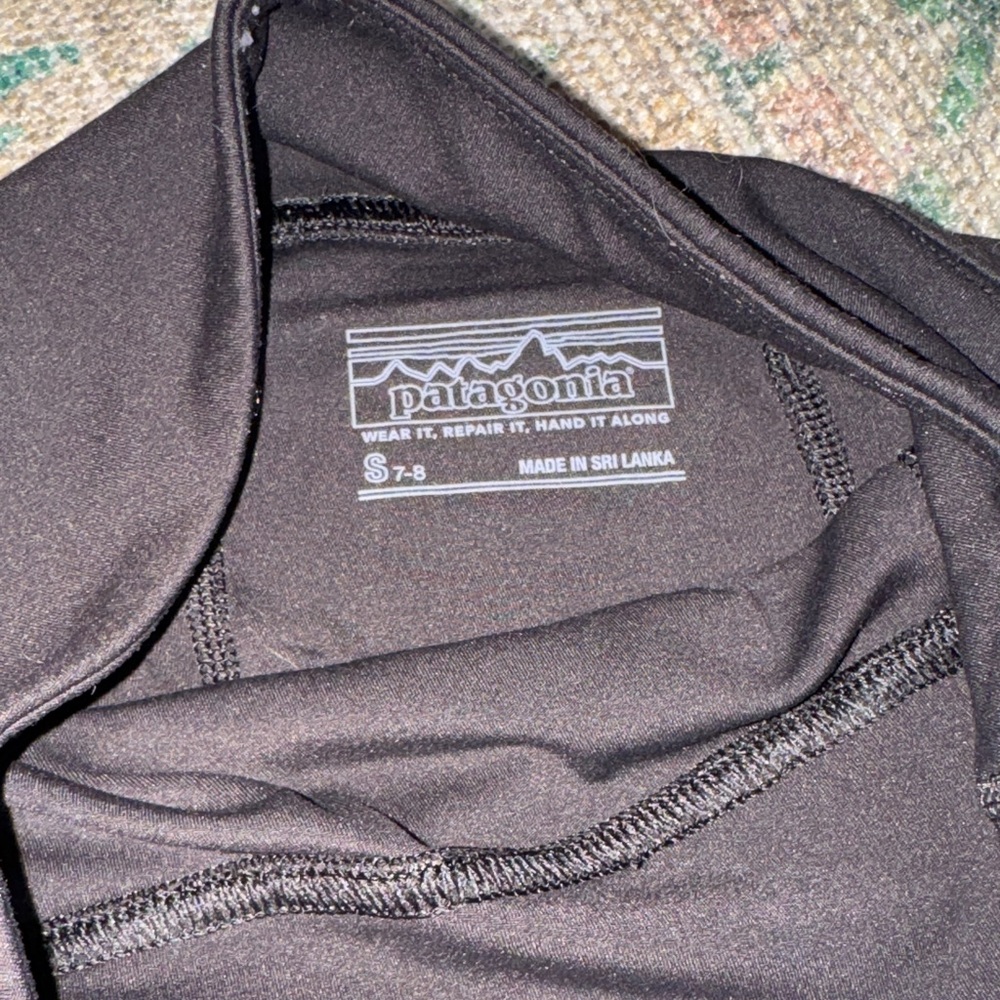 Patagonia Black Bike Shorts and Athleta Girl Tie-Dye Athletic Shorts - Picture 7 of 8